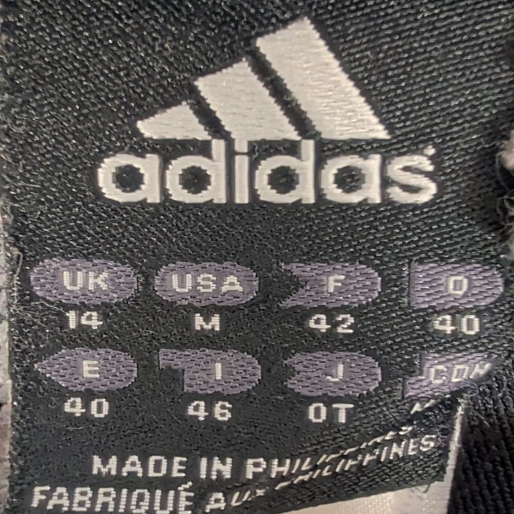 Women's Adidas Black and White Track Pants Size M - Picture 9 of 11